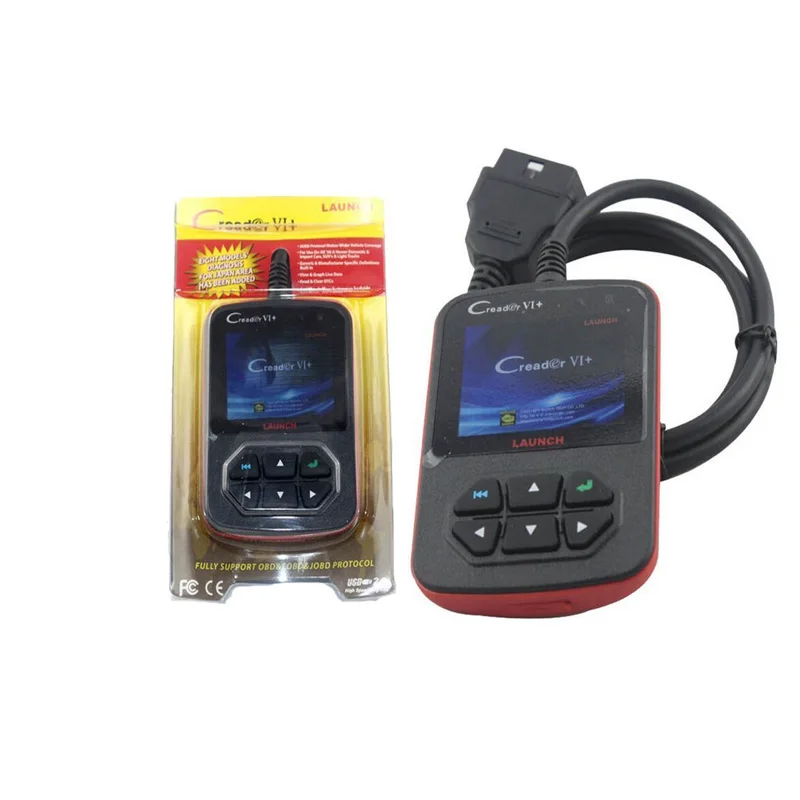 LAUNCH Creader 6 + CReader VI OBDII сканер кода Plus английский испанский с JOBD OBD для японского
