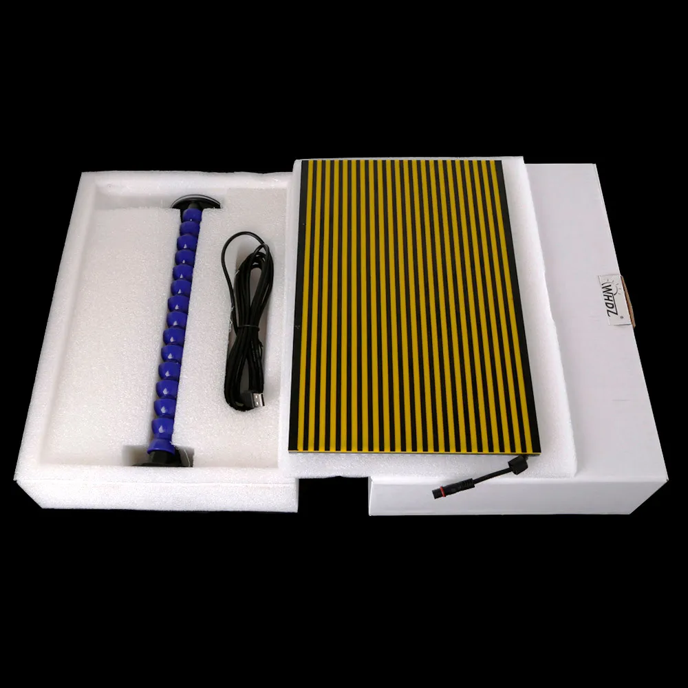 WHDZ PDR Strip Line Board Reflective Board PDR Light Lamp PDR Light for Dent Detection Hail Damage Repair with Ajustment Holder (1)