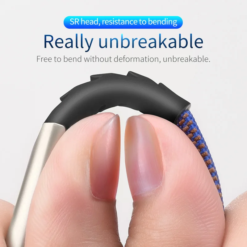 Hoco 2.4A الألومنيوم سبائك المصغّر usb كابل 1.2 متر ل Xiaomi Redmi ملاحظة سريع شحن شاحن USB للهاتف المحمول كابل بيانات ل سامسون