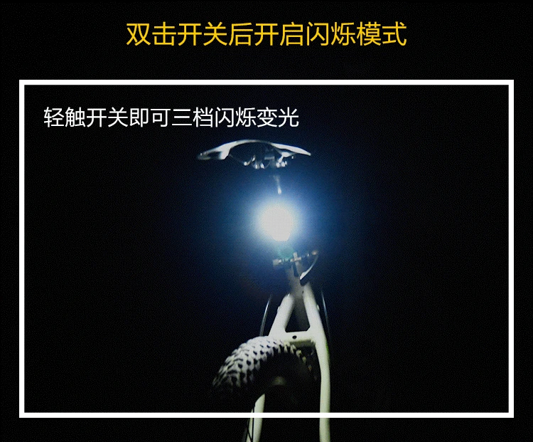 Discount Walkfire 3 Color COB LED Bike Rear Light Bicycle Taillight Lamp USB Rechargeable Round Cycling Safety Light Bicycle Accessories 2