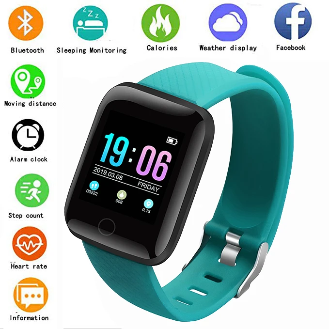 

2019 New Couple Smart Watch Wearable Pedometer Fitness Waterproof Bluetooth Watch Men And Women Heart Rate Sleep Monitoring Kid