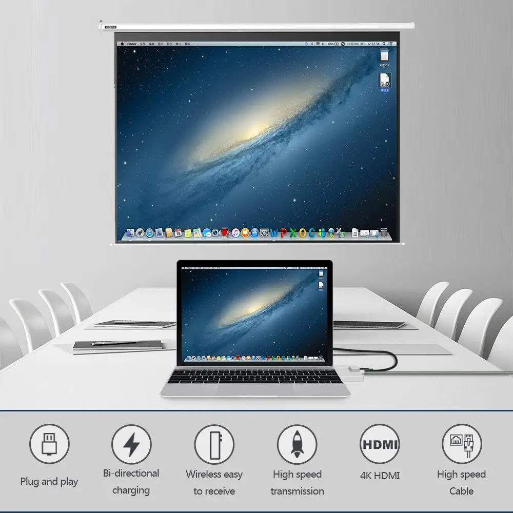 Rocketek usb 3 0 концентратор card reader К 4 к HDMI 1000 Мбит/с Gigabit Ethernet адаптер для MacBook pro pc