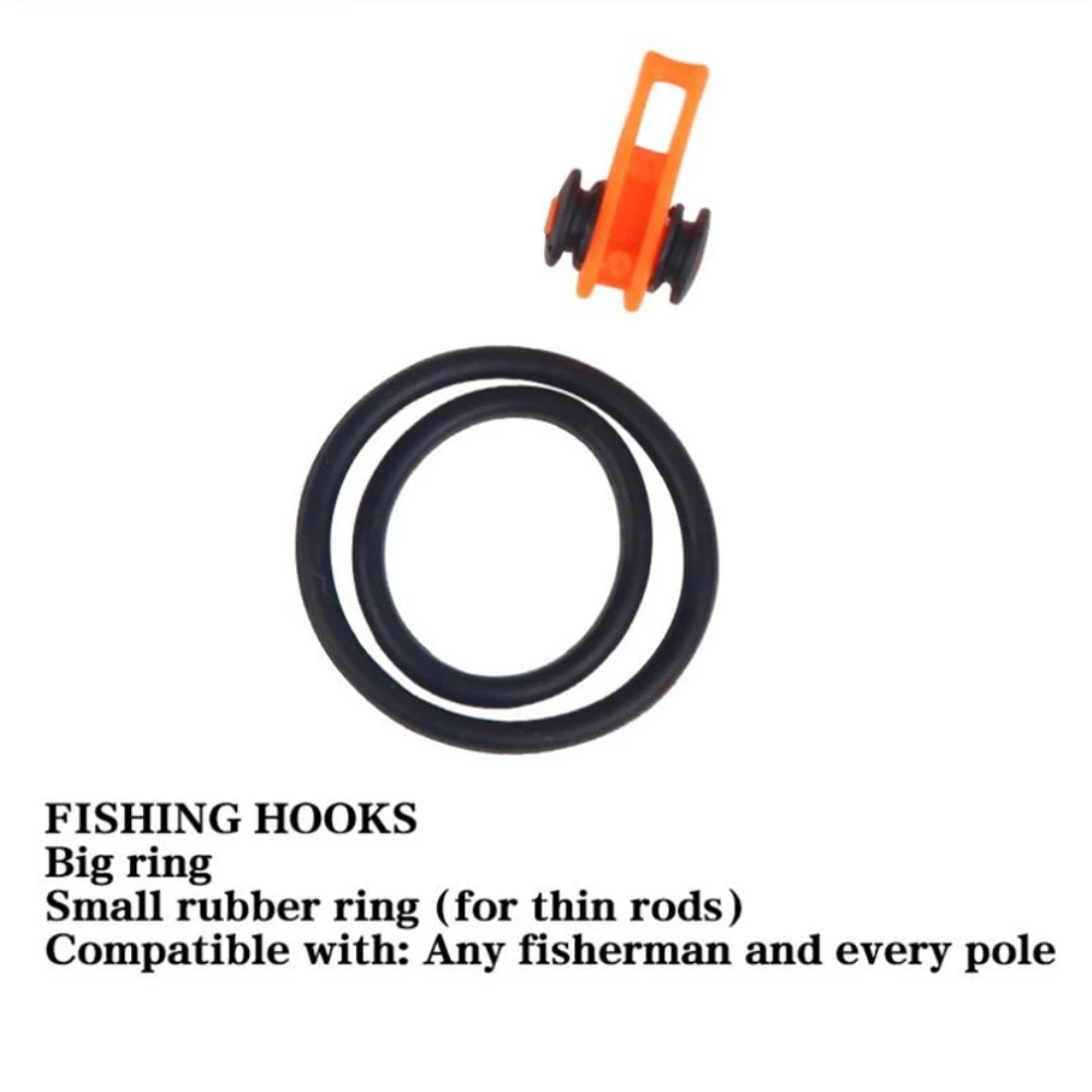 5 шт./лот, рыболовные аксессуары, приманка, крючок, морские рыболовные крючки, приманка, новинка, крючок, кольцо, безопасное хранение для удочки, для рыбалки на открытом воздухе