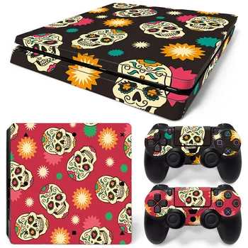 

Free Drop Shipping for Vinyl Cover Decal Vinyl Skin Sticker Decal For PS4 Slim Console and Controllers TN-P4Slim-0147