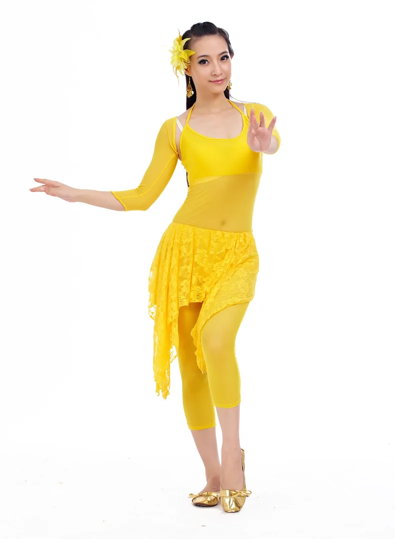Женская кружевная юбка для танца живота, пояс для танца живота, тренировочная одежда, брюки для танца живота, украшение талии
