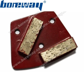 

Concrete Floor Grinding Pad with 2 Segments 9 Grits 3*M16