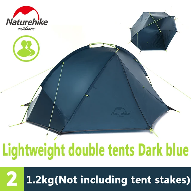 Best Price Naturehike Hiking Single Layer Ultralight 3 Season Tent Rainproof Camping Tent for 1-2 Persons Garden Sleeping Unit   NH17T140-J