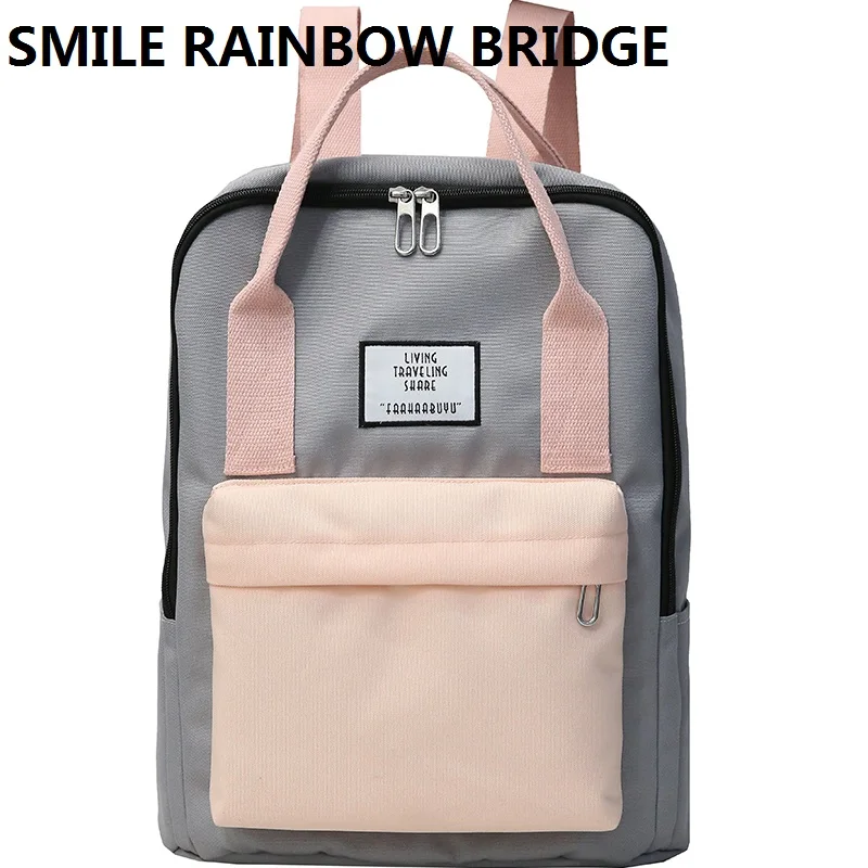 

Backpack Laptop Women Canvas Daypacks Travel School Backpacks Fashion Rucksack Bagpack Mochila Female Multifunctional SchoolBag