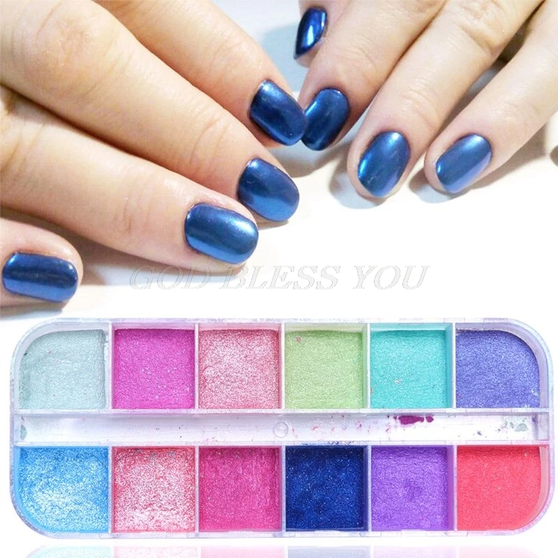 Ultrafine Glitter Nail Art Shimmer Powder Dust Coating Pigment DIY Manicure Decoration Handmade Soap Coloring Powder