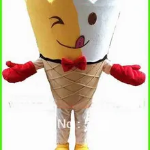 Sundae Icecream костюм талисмана мороженого для взрослых Размер кулер Icecream символ «Герой мультфильма» наряд на карнавал костюм SW386