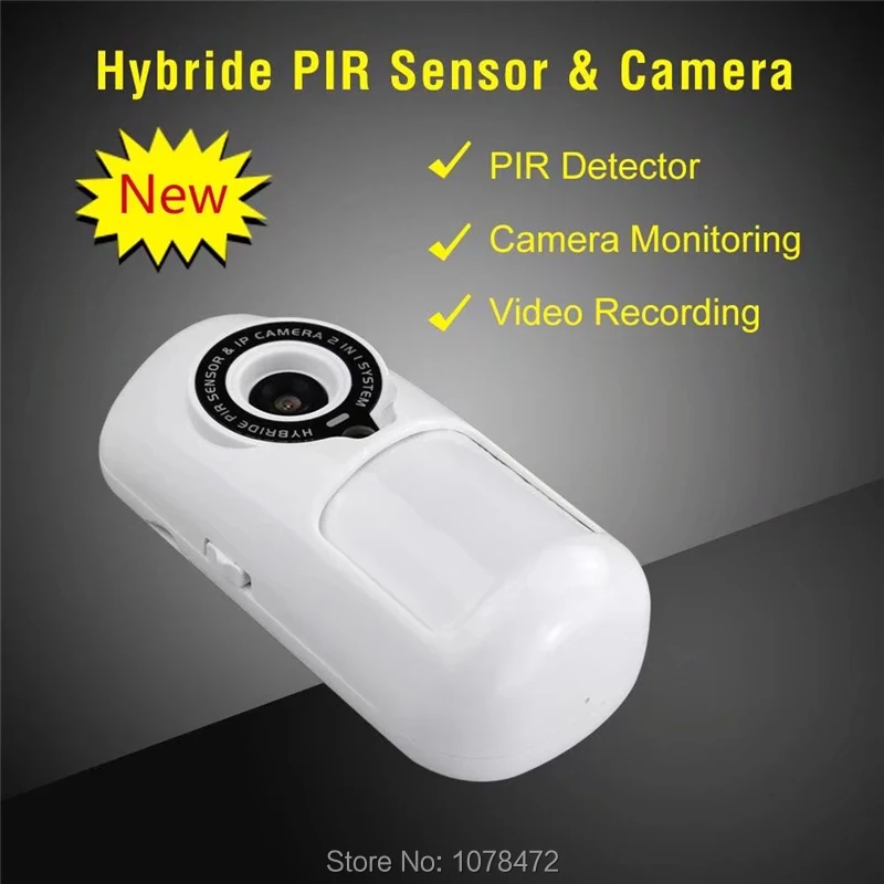 

DYGSM Brand New hybrid PIR sensor& camera alarm with camera monitoring,video recording,App Controlled WiFi alarm camera