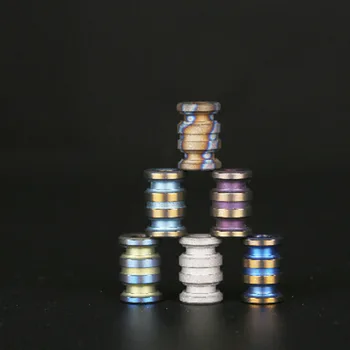 

1PC J "pagoda" Knife Beads EDC Pure Titanium Alloy Knife Falling Umbrella Pendant Rope Phone Pendant Outdoor Camping Gadget Tool