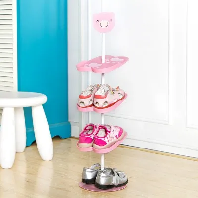 Полка для обуви детская с мультяшными животными 67 см|vertical shoe racks|stereo rackshoe rack organizer |