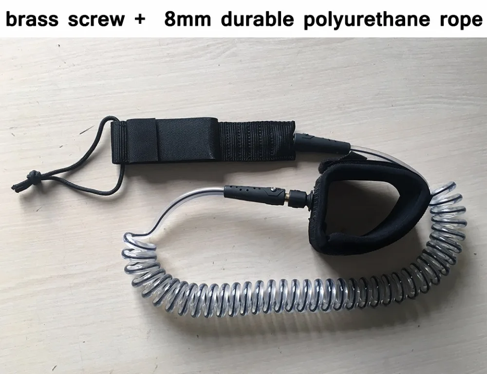 

10ft 8mm SURFING SURFBOARD LEASHes /Polyurethane Nylon Cuff & Swivel Joints Wholesale - Surfboard Leash surfing Leash