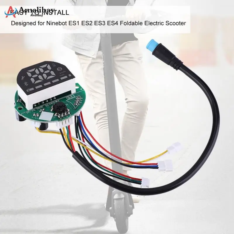 Приборная панель для Ninebot ES1 ES2 ES3 ES4 Электрический Kickscooter скутер детали для печатной платы Панель Дисплей комплект приборную панель аксессуары