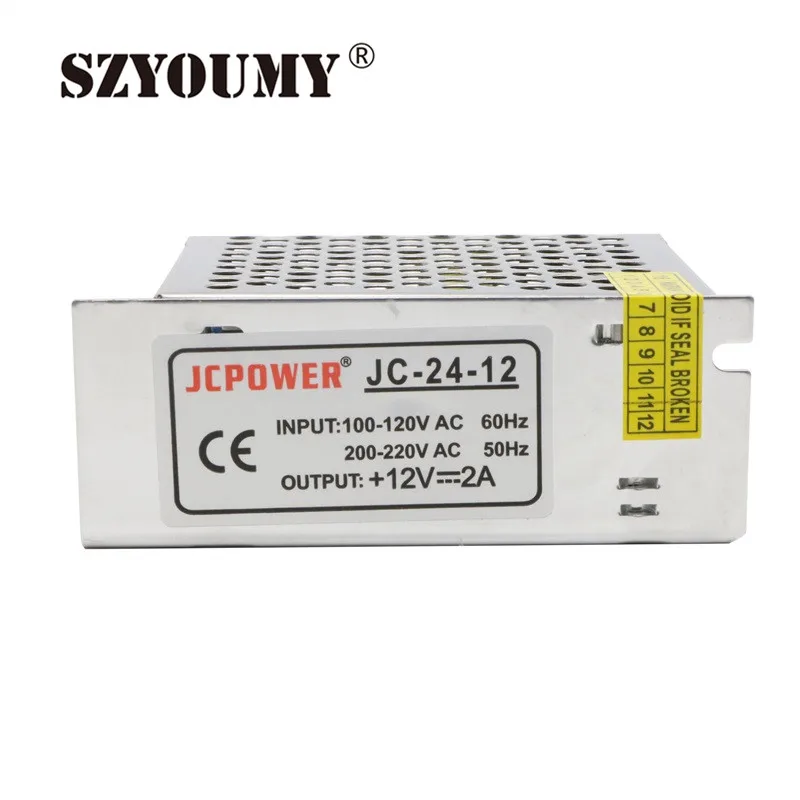 SZYOUMY 12 V 2A 24 W импульсный источник питания для светодиодной ленты 24 W трансформатор AC 220 V/110 V к DC 12 V