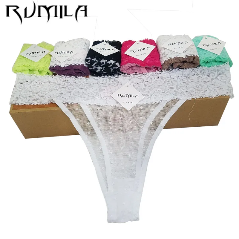 

XXXXL SEXY lace cotton Women's Sexy Thongs G-string Underwear Panties pant Briefs lingerie BIKINI Ladies women 6pcs ZX73