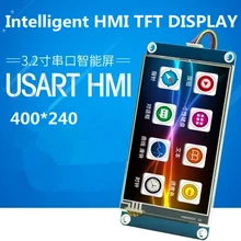 3.2 calowy dotykowy TFT z GPU USART ekran konfiguracji obrazu HMI czcionka szeregowa chińska wersja 400*240 jak model NX4024T032