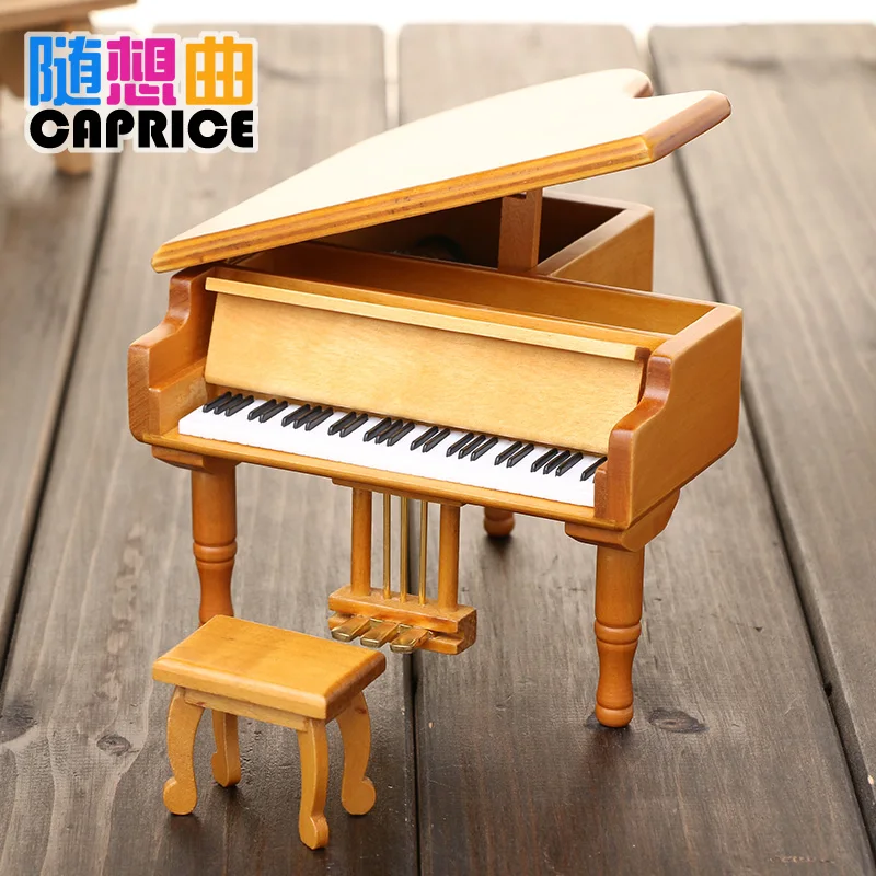 Piano font b music b font font b box b font wooden font b music b