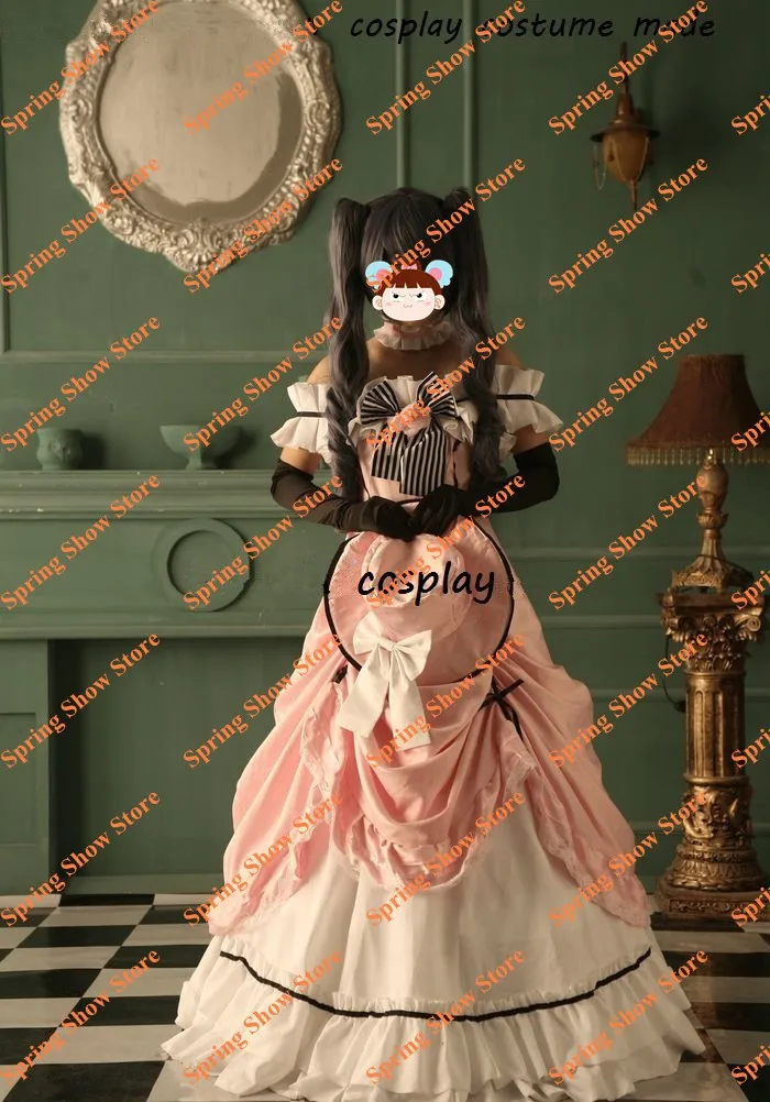 

Black Butler Chief Actor Ciel Phantomhive Pink Dress Cosplay Costume