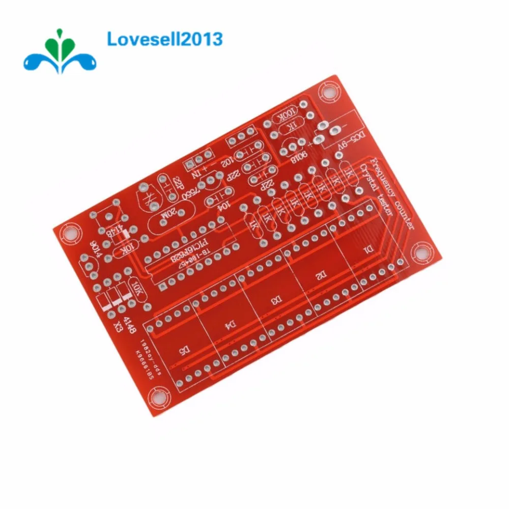 1PCS 1HZ-50MHz DDS Crystal Oscillator Frequency Counter Meter Digital LED Kit