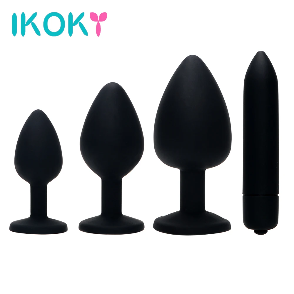 IKOKY 4 шт. мультискоростные секс-игрушки для мужчин женщин массажер простаты пуля