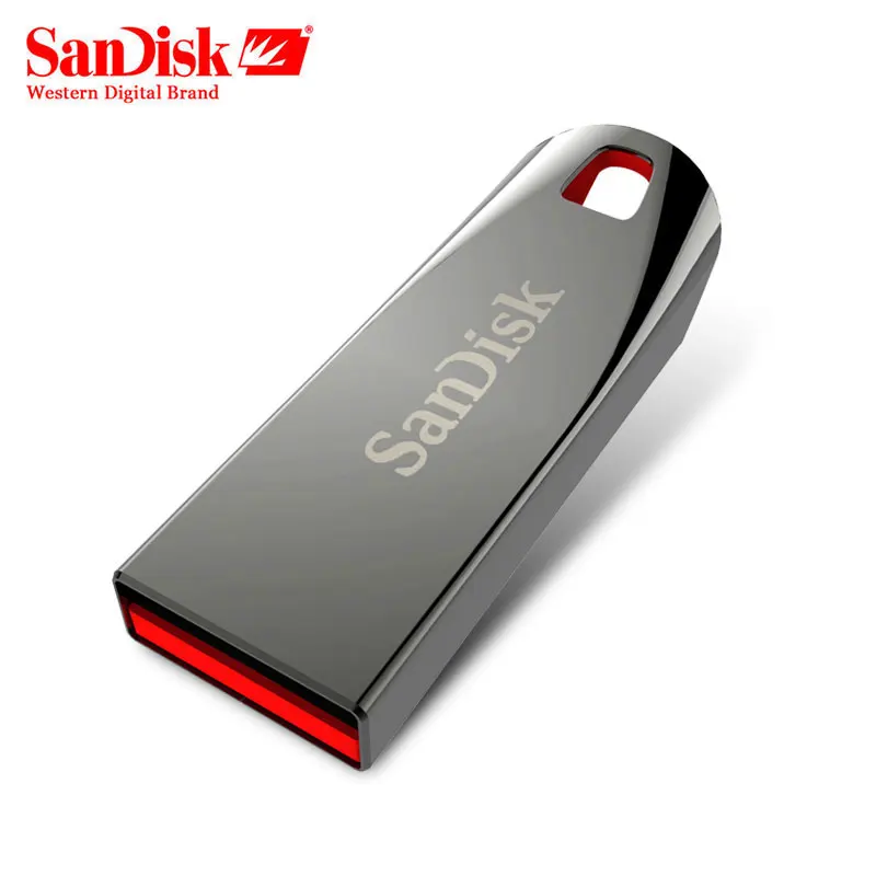 Оригинальный SanDisk CZ71 металлический USB флеш накопитель 16 ГБ 8 Флешка 64 32 карта