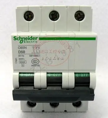 

DHL/EMS 5 LOTS 1PC NEW for Sch-neider C65N 3P D50A Breaker -F2