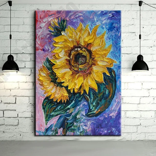 modern hand painted abstract