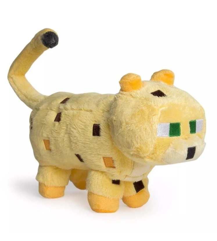 10 ピース ロット 40 センチ黄色 Minecraft オセロット猫ぬいぐるみ人形ソフトぬいぐるみのおもちゃ Brinquedos 子供のための子供クリスマスギフト Aliexpress