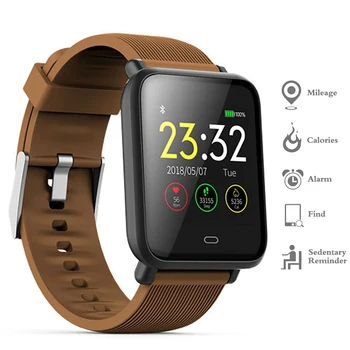 

Digital Smart Sport Watch Men Blood Pressure Heart Rate Monitor Fitness Trakcer IP67 Waterproof Colorful Screen Smart Bracelet