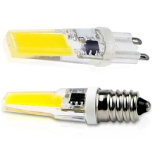 Laimaik cob led e14 lâmpadas 220 v led g9 lâmpada 9 w cob g9 led lâmpada 360 graus substituir halogênio e14 para lâmpada lustre lâmpadas led