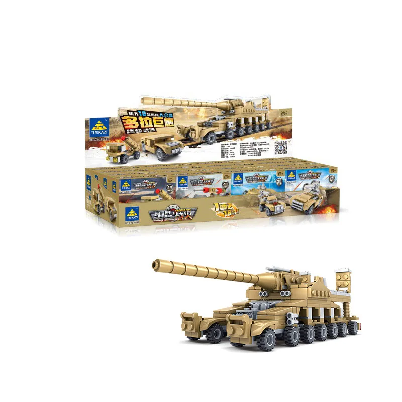 K Model Compatible with Lego K84031 544pcs Military Tank Models Building Kits Blocks Toys Hobby Hobbies For Boys Girls
