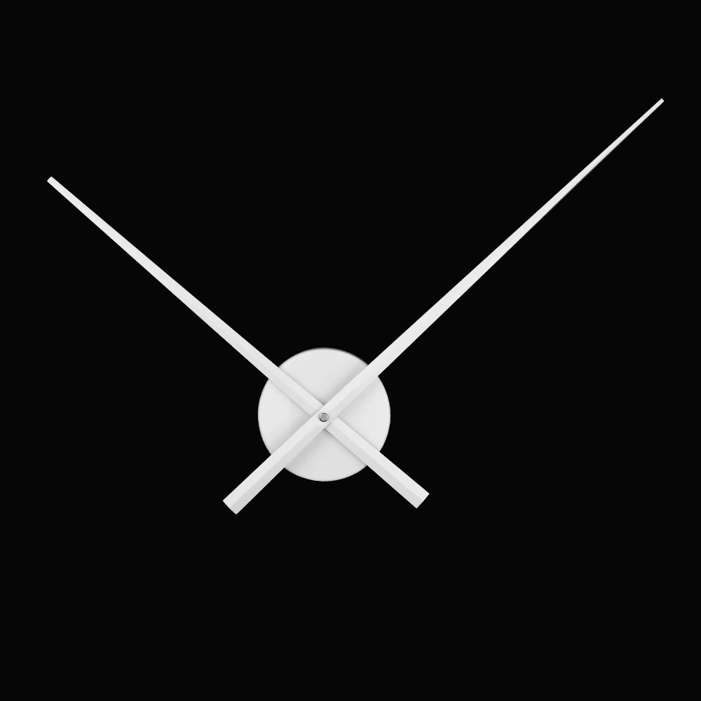 worksheet Large Clock Hands large clock hands reviews online shopping white color needles accessory for 3d wall diy big size and metal mechanism living room decoration