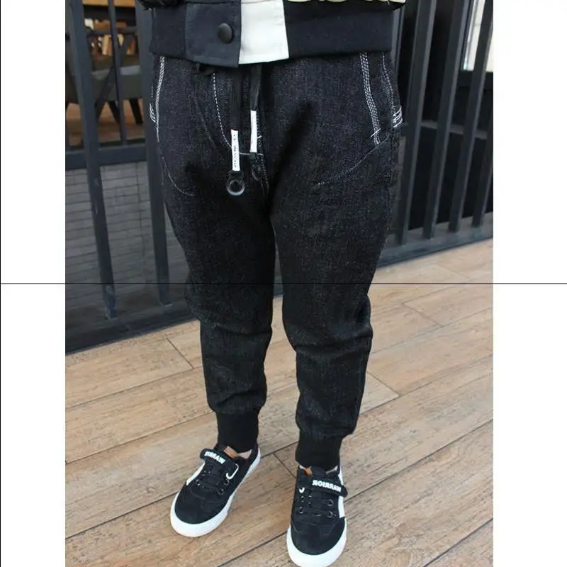 

2019 Spring Autumn Boys' Loose Fashion Jeans