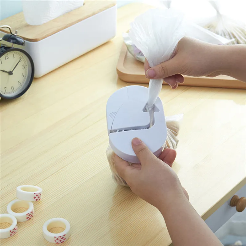 

Easy Fast Sealing Machine Ceramic Impulse Sealer Seal Packing Capper Plastic Bag Food Sealer with 4 Rolls Tape Bag Clips