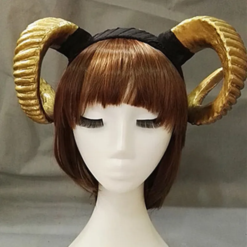 SexeMara Demon Evil Horn Cosplay Headwear Handmade Sheep Horns Gothic Lolita Blackgoldensilver Color Headband Halloween Prop Hairband -Cosplayware Store HTB1c1cIcsj B1NjSZFHq6yDWpXaP.jpg