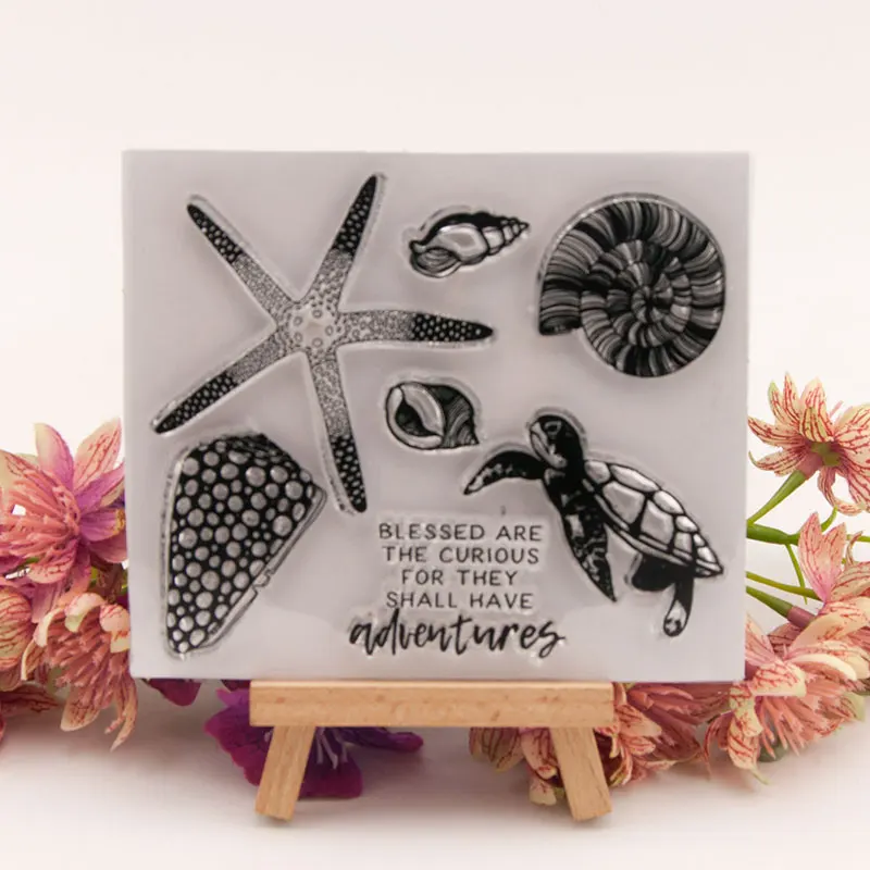 KSCRAFT Adventures Transparent Clear Silicone Stamps for DIY