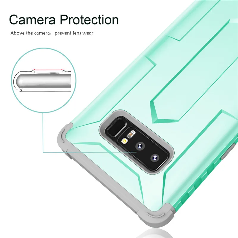 For Samsung Galaxy Note8 Case For Note8 Luxury Armor Silicone Rubber Shockproof Hard Cover Case For Samsung Galaxy Note8 Case (8)