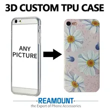 50 шт. модные 3D тиснение дизайн Акварель рисунок чехол для телефона для Iphone 5, 5s, se, 6, 6 S, 6 Plus, 7, 7 Plus, Мягкий защитный чехол из ТПУ чехол