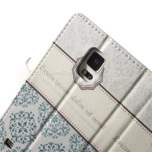 Crown Moroccan Leather Flip Cover for Samsung Galaxy Note 4 N910