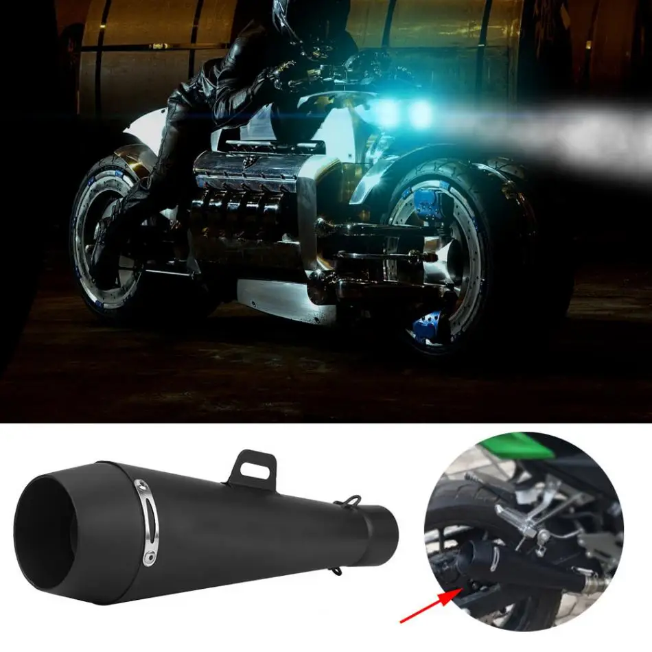 51mm de Escape de la motocicleta de Escape silenciador tubo para Honda CBR1000/Yamaha R6/Kawasaki Universal se adapta a la mayoría de las motocicletas