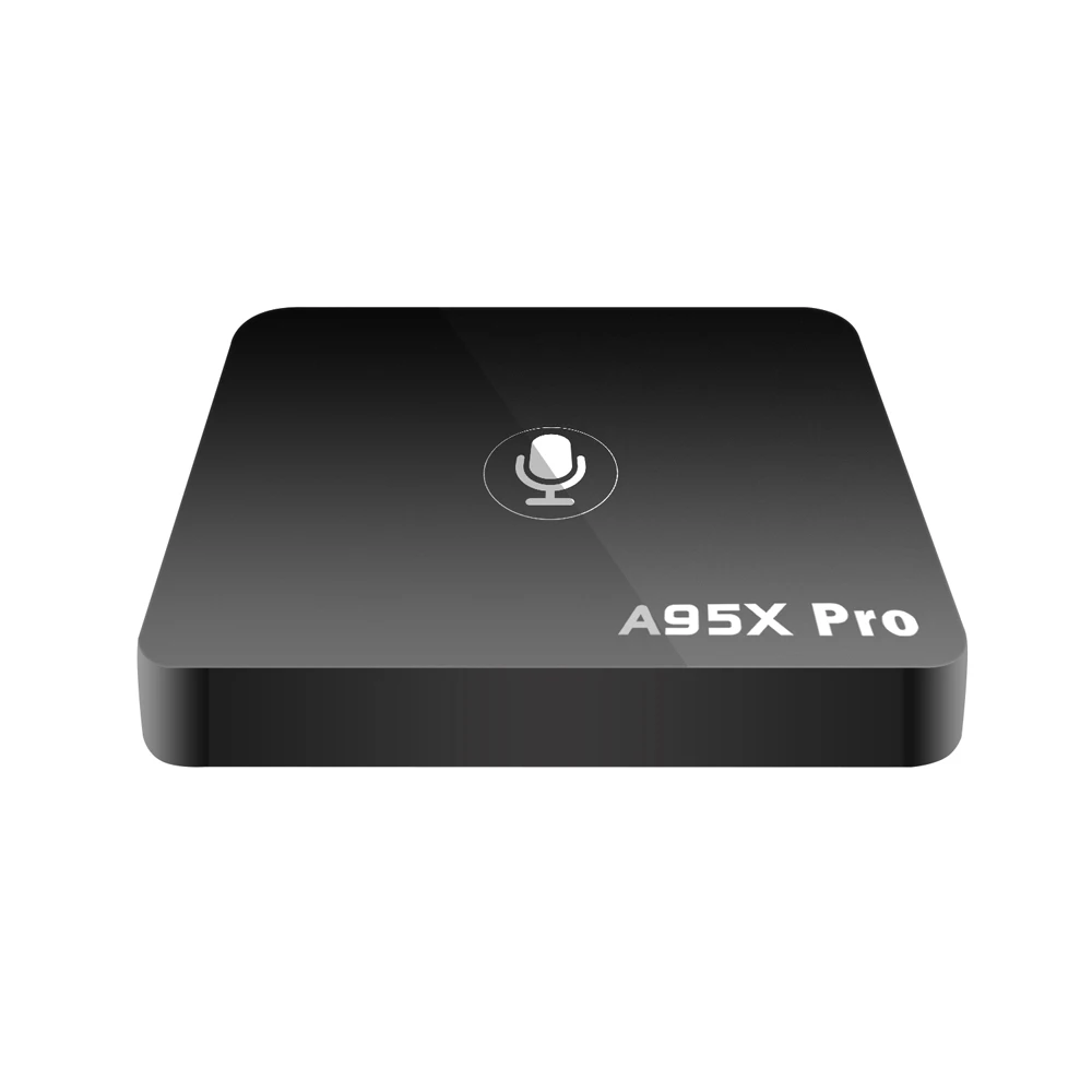 

A95X Pro Smart TV Box Android 7.1 HD Media Player Amlogic S905W w/ Voice Control Quad Core VP9 H.265 2GB/16GB 2.4G WiFi 1KM LAN