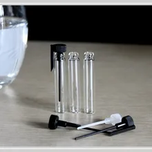 50/лот 2 мл маленькая стеклянная бутылка для духов, 2 CC мини-тестер стеклянные парфюмерные флаконы