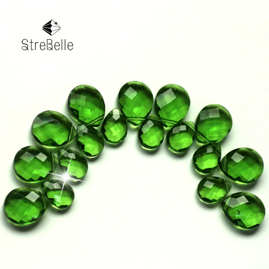 

Erinite P0003 Diy Jewelrys Accessories Parts 50pcs/lot pear-shape cross-hole For earrings bracelets making