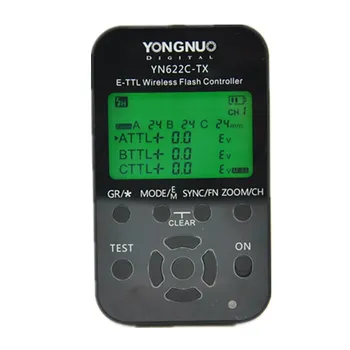 

YongNuo YN-622C-TX E-TTL LCD wireless flash controller wireless flash trigger For Canon DSLR Camera
