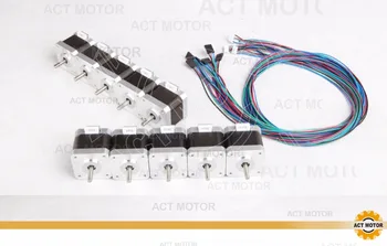 

discount ! 5pcs Nema17 Stepper Motor 17HS5425L20P1-X2 2.5A 4 leads 4800g-cm for 3D PRINTER with Connector