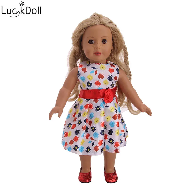 Luckdoll Красивая 18 дюймов американская Кукла Блестки туфли кукольные аксессуары мини обувь детская лучший подарок n1564-n1673