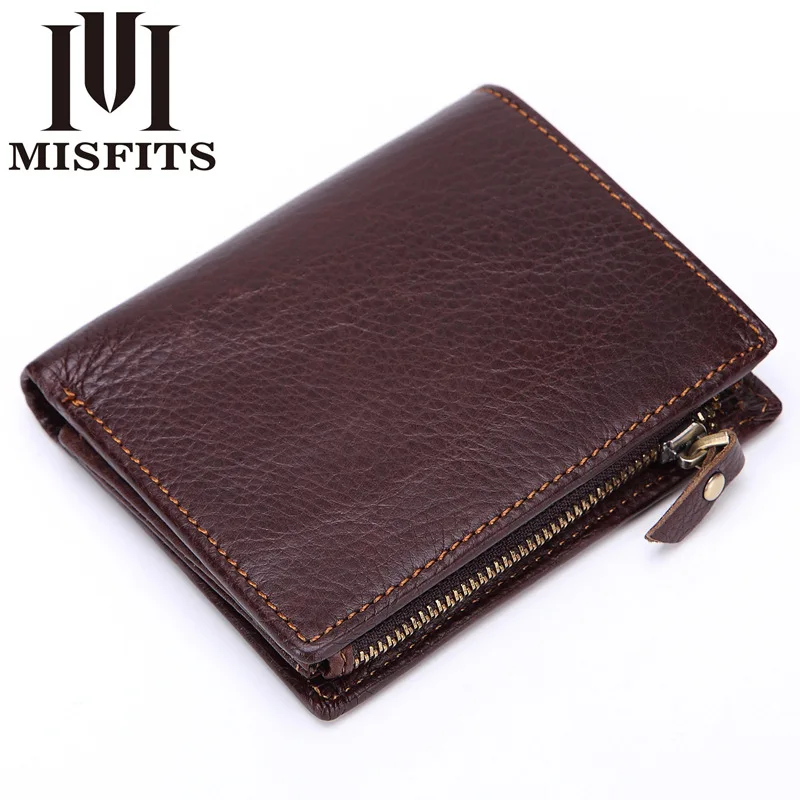 

Vintage Geniune Leather Man Wallet Luxury Money Bag Leather Men Handmade Dsigners Card Holders