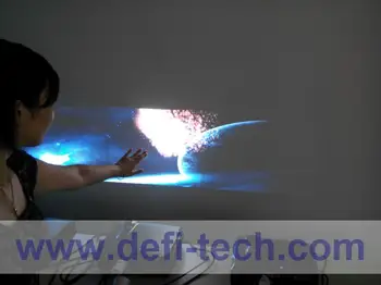 

DefiLabs DEFI Triple screen Interactive floor system support 3 projectors with 16 effects now